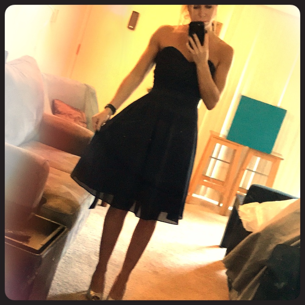 ARIA navy dress